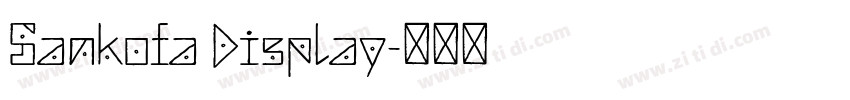 Sankofa Display字体转换 Sankofa Display字体转换